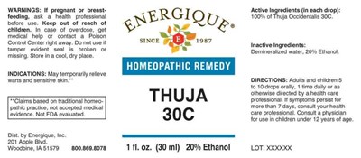 ENRG0545 Thuja 30C 5 5 21